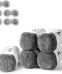 HUTT DDC55/DDC5/C6 Mopas de Repuesto Para Robot de Limpieza de Ventanas, Accesorios Lavables, 5 mopas Dobles