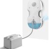HUTT S7 Plus Robot Nettoyeur de Vitre avec Alimentation Portable, Robot Lave Vitre sans Fil avec Gicler l'eau Automatique, Tampons Dual Moteur Flottant 3D, Protection Multiples, Télécommande