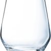 Chef & Sommelier - Collection Lima - 6 Verres à eau 38 cl en Cristallin - Brillance, Transparence et Haute Résistance - Fabriqués en France - Emballage renforcé, adapté à la vente en ligne