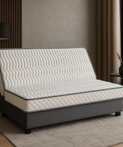 Matelas Souple pour Clic Clac 130x190 x 20 cm - Dim Assise 60 cm - 5 Zones de Confort - Face Hiver Latex 70% + Mousse -